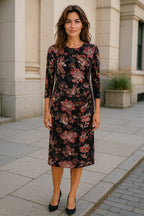 Brandtex Copenhagen colorful knit dress