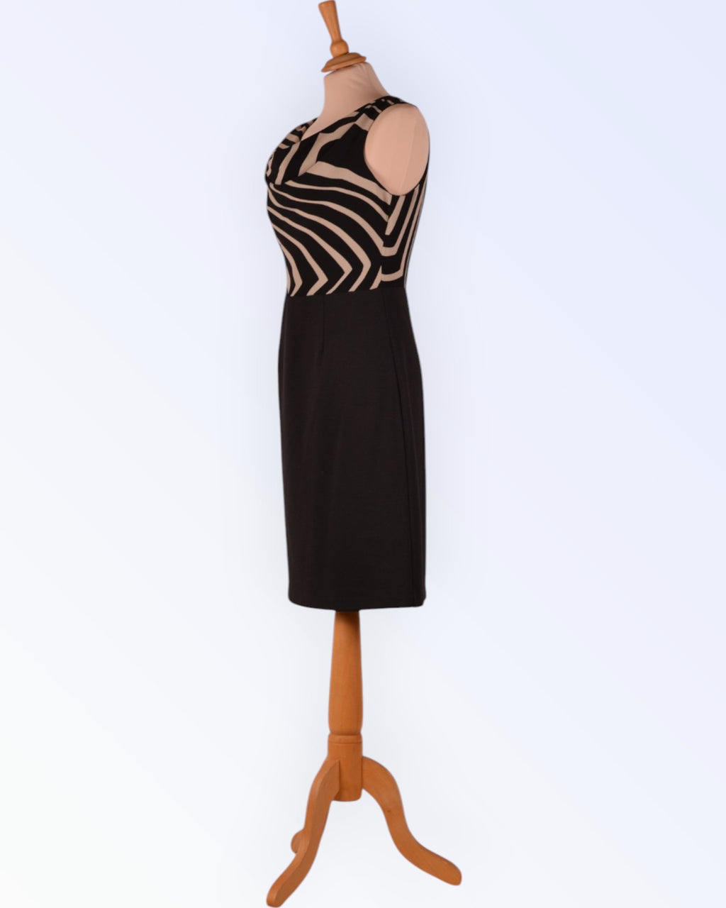 Sti two-tone knit dress