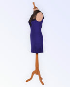 Lipsy lillast trikotaažist peokleit