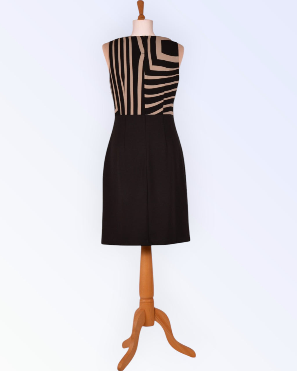 Sti two-tone knit dress