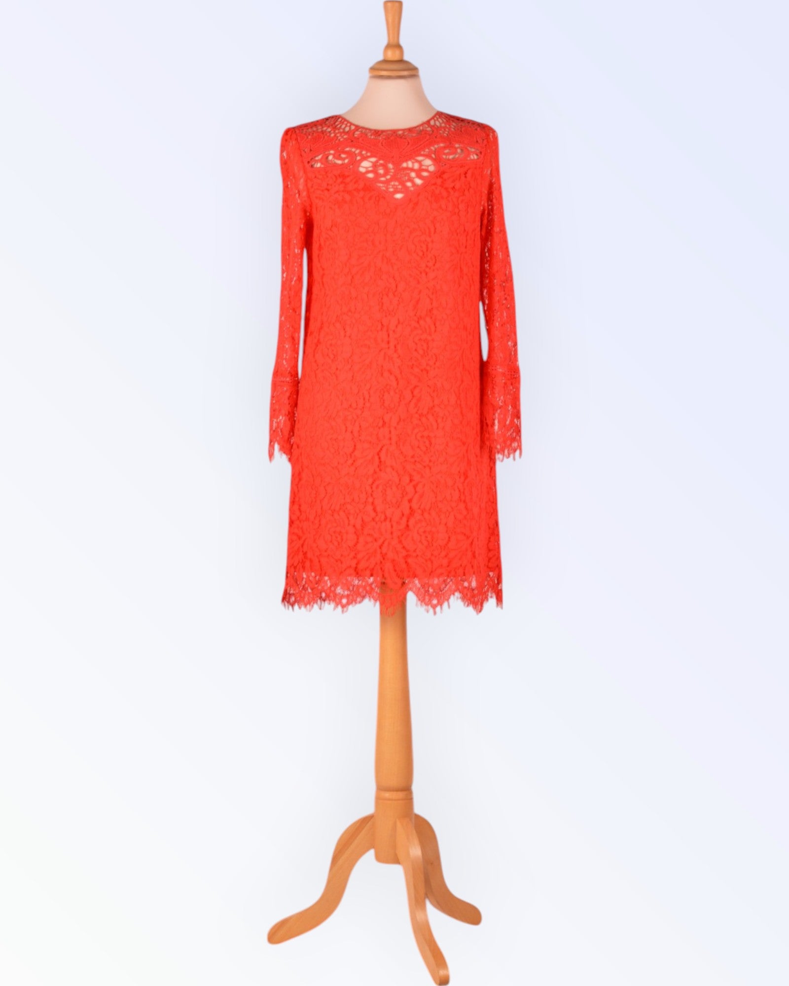 Oasis red lace dress