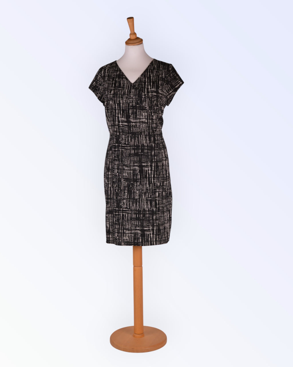 Stockholm black and white dress