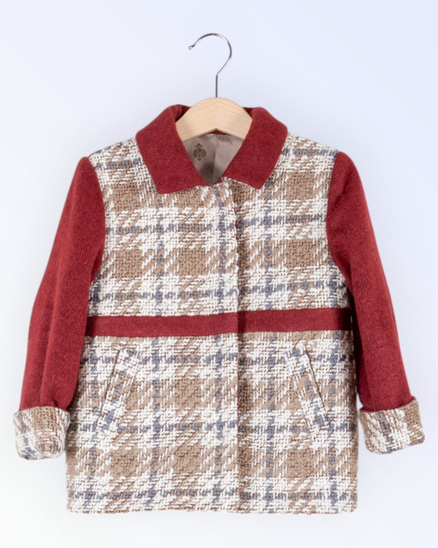 Little girl's coat and beret