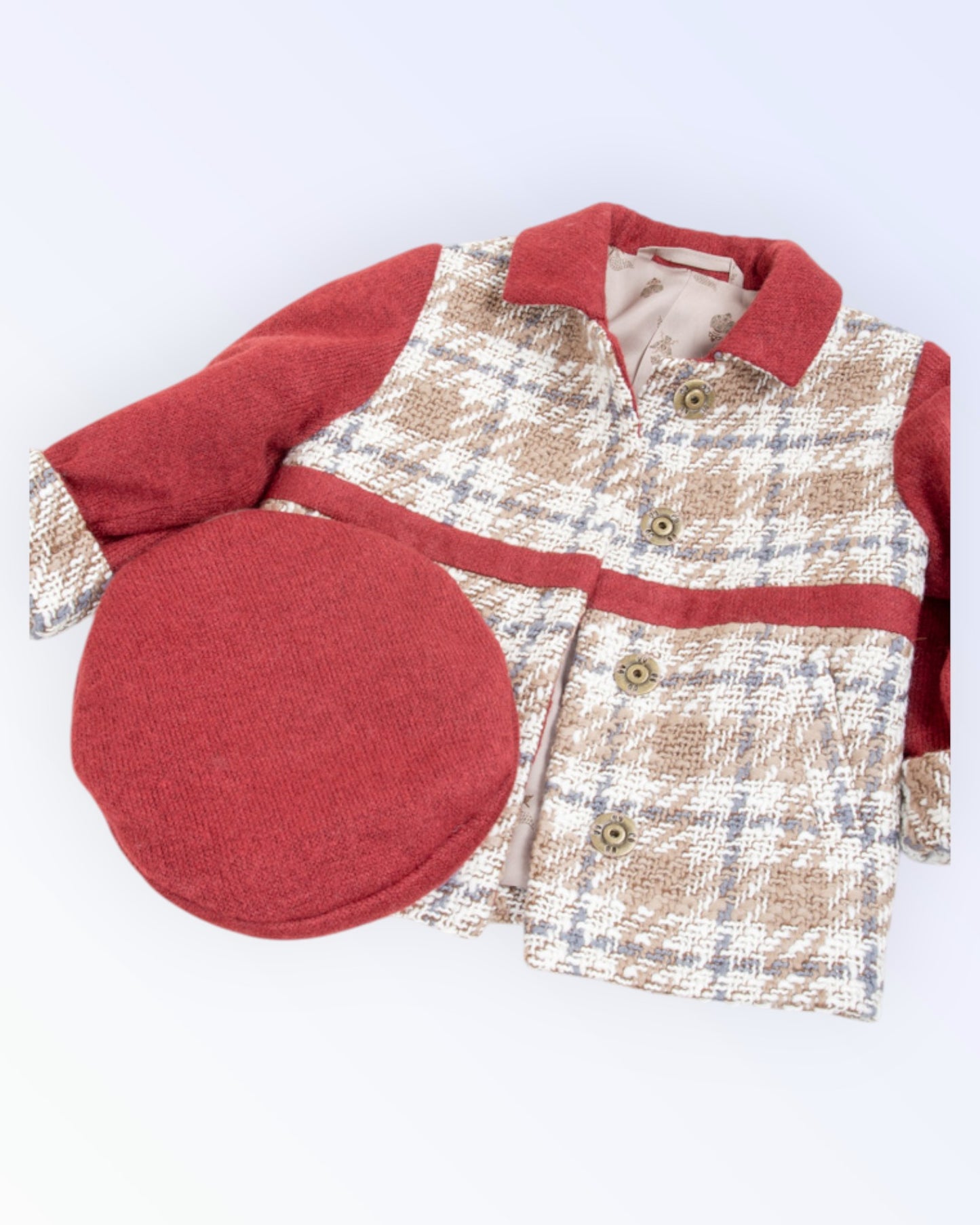 Little girl's coat and beret