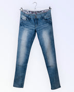 Fresh Made naiste helesinised teksad