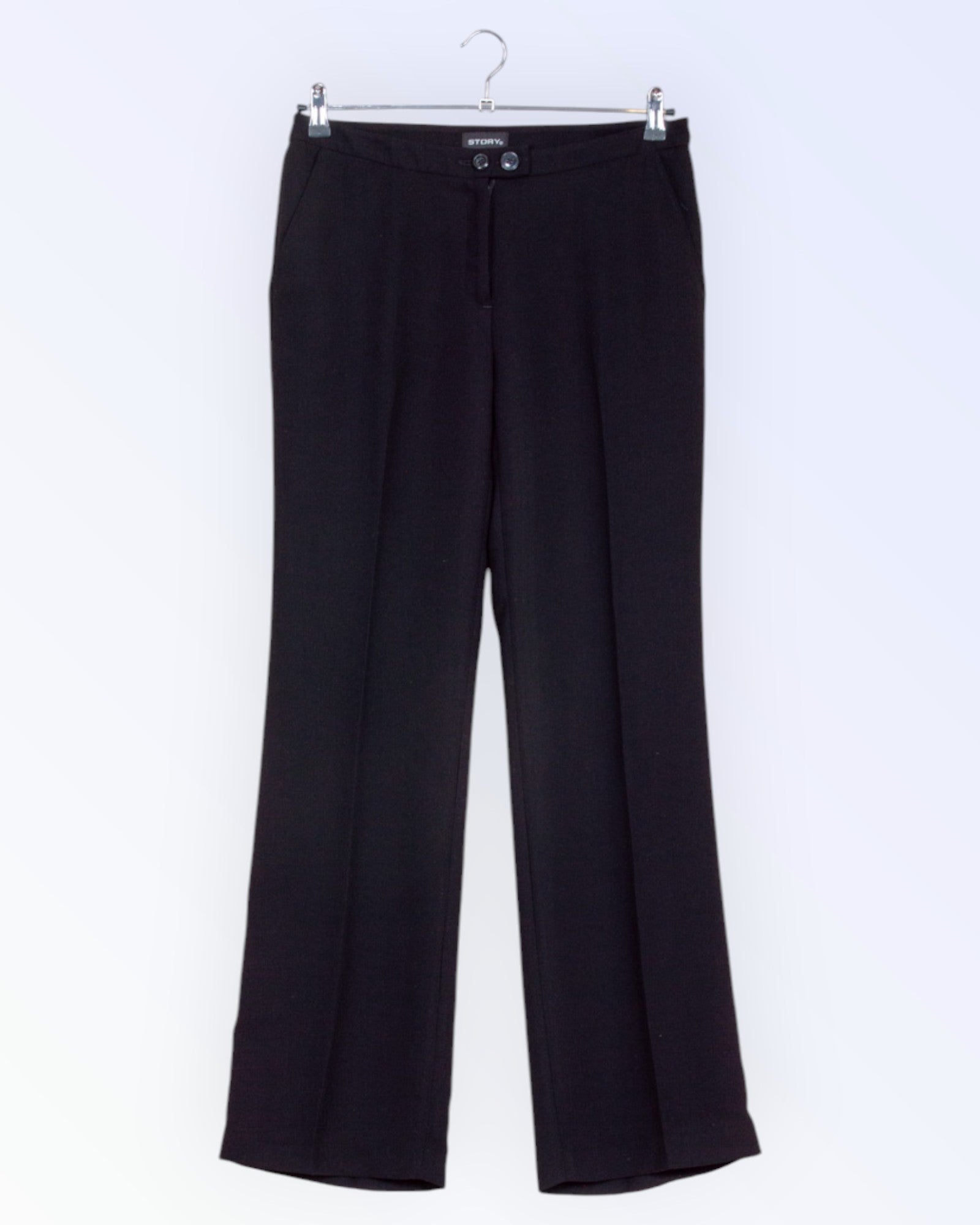 Story klassiset mustat naisten housut