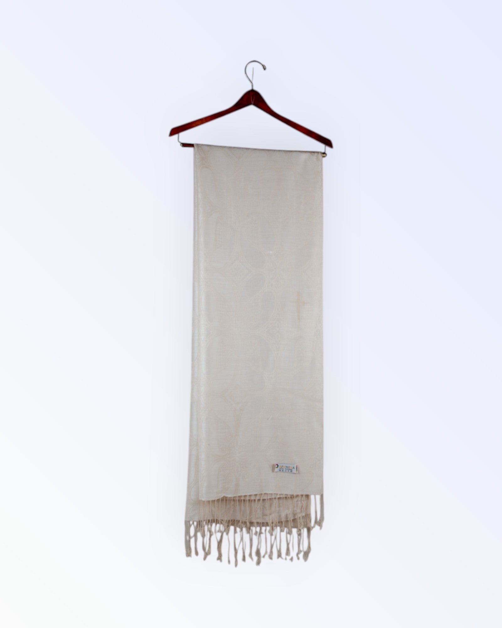 Kreemivärvi soe õlasall