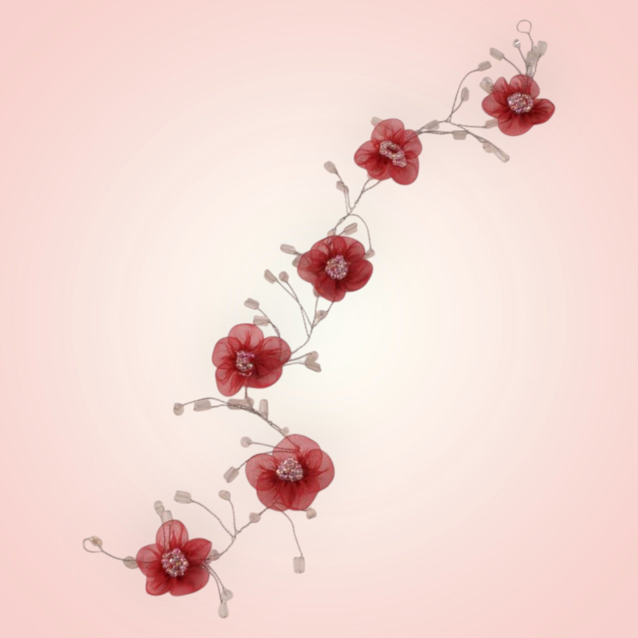 Hair ornament to be woven into the hair