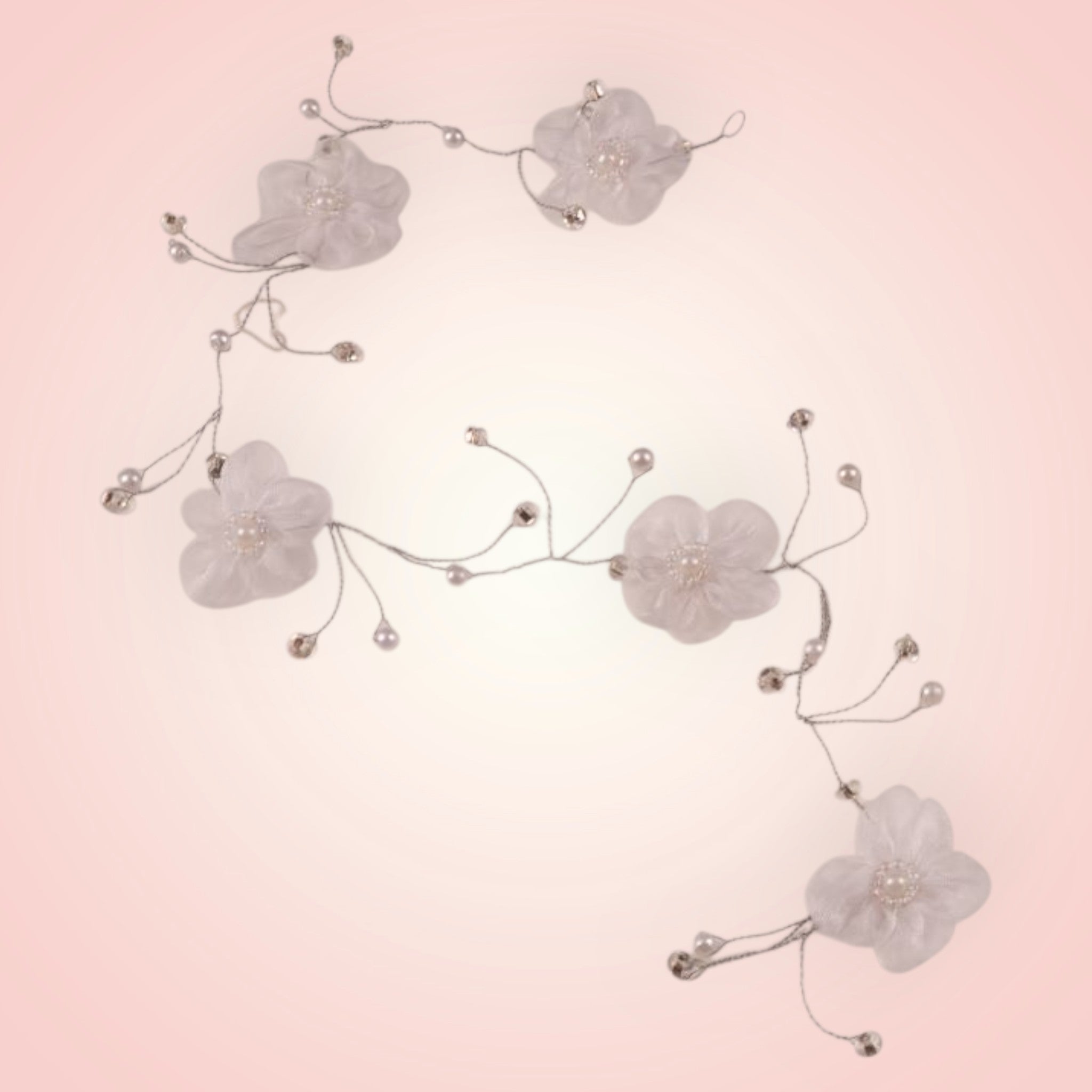 Hair ornament to be woven into the hair