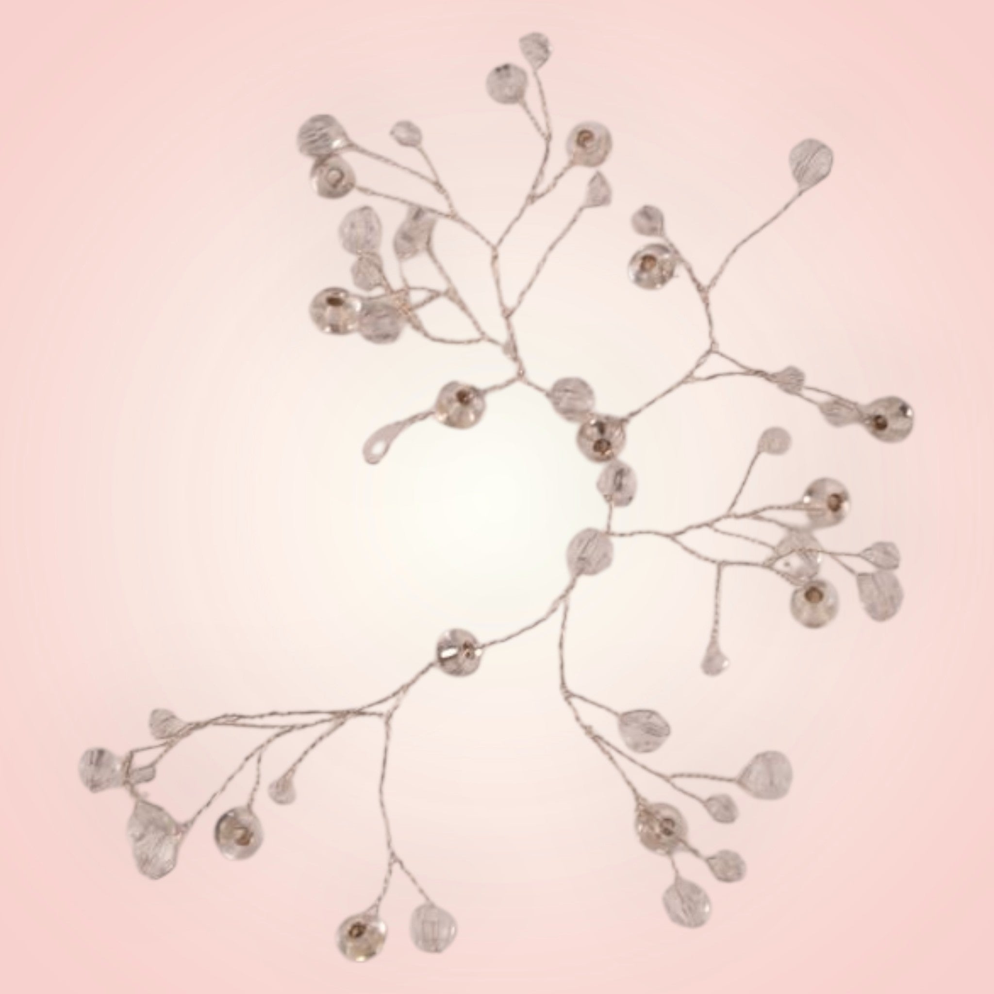 Hair ornament to be woven into the hair