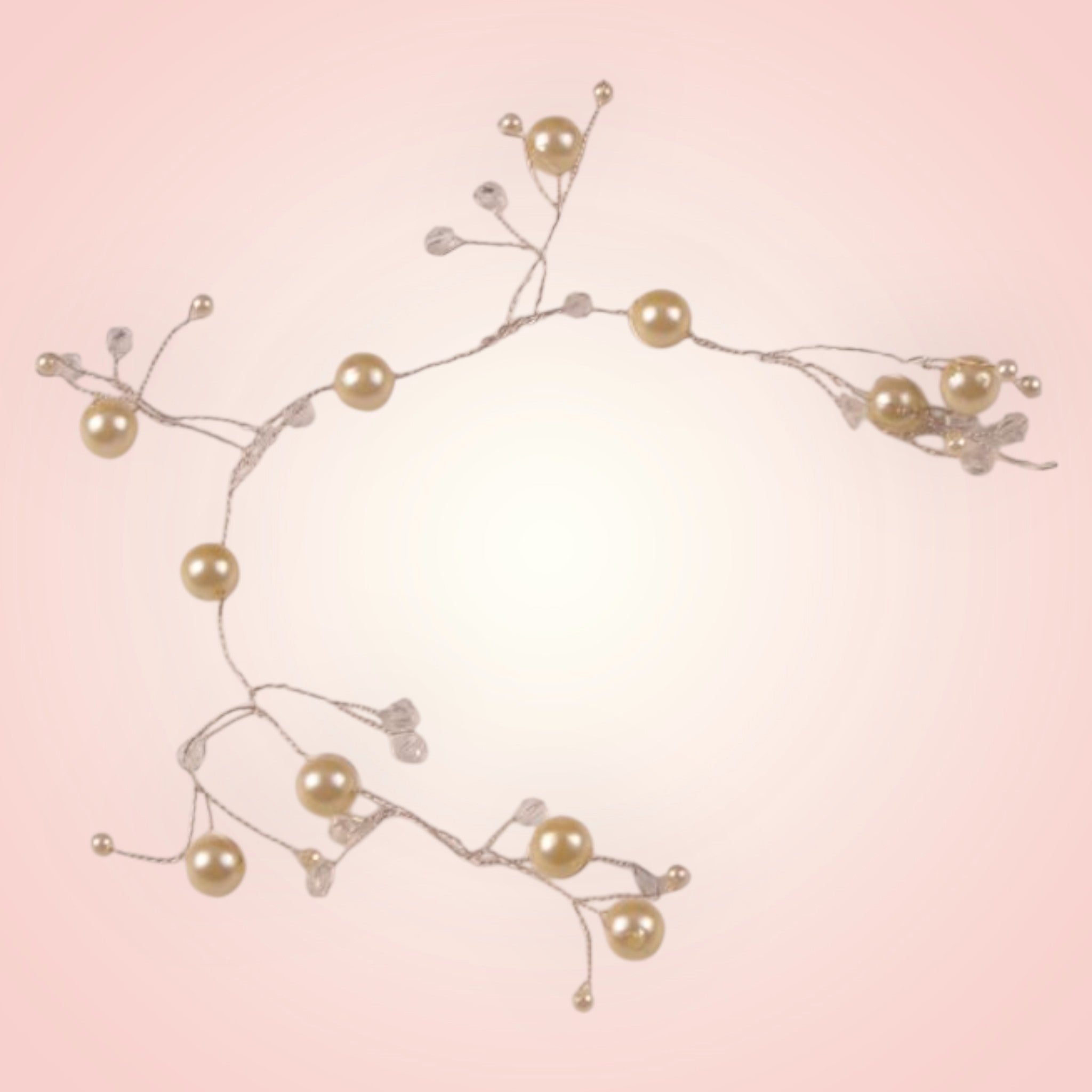 Hair ornament to be woven into the hair