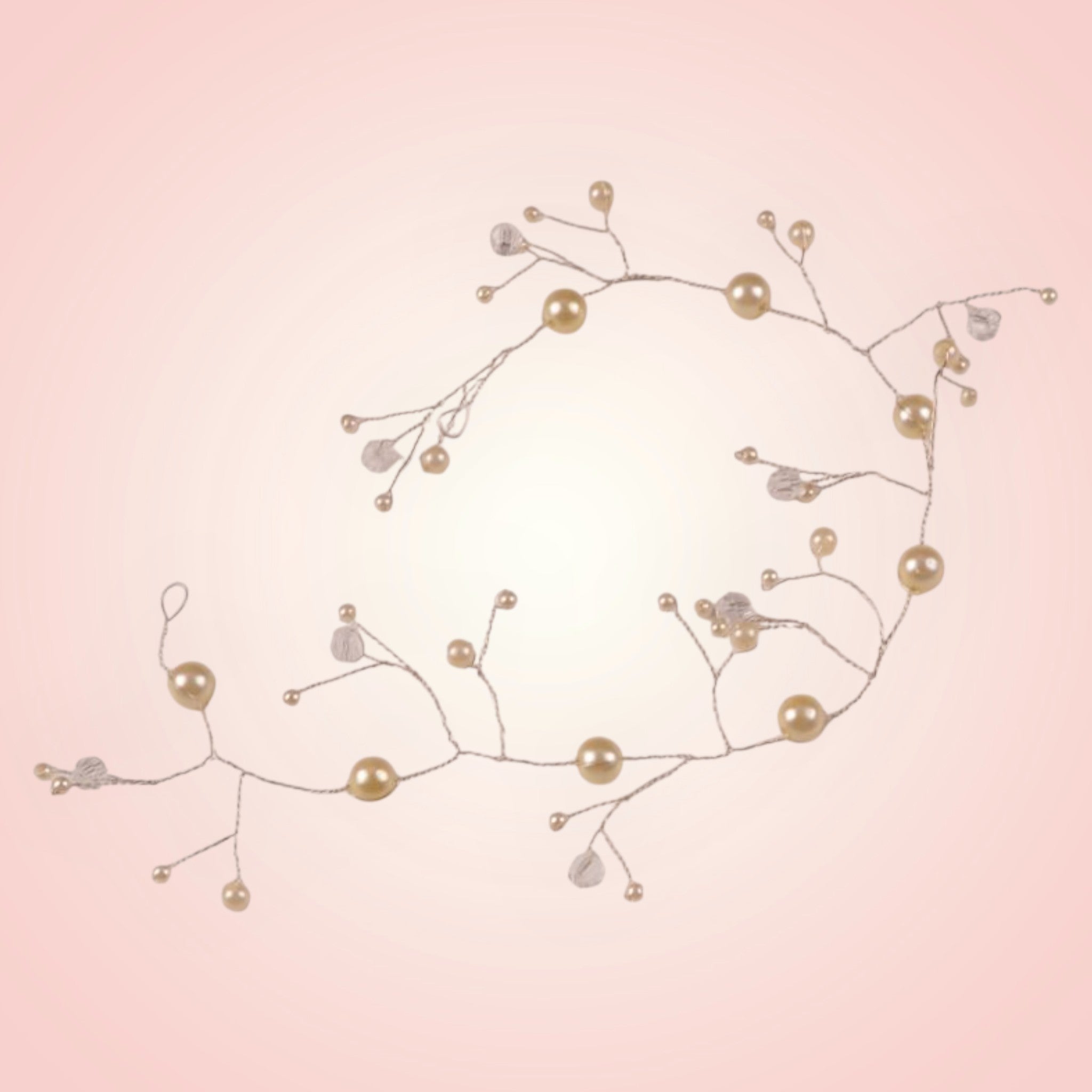 Hair ornament to be woven into the hair