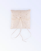 Off-white lace ring pillow