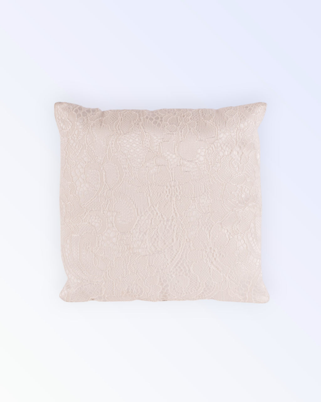 Off-white lace ring pillow