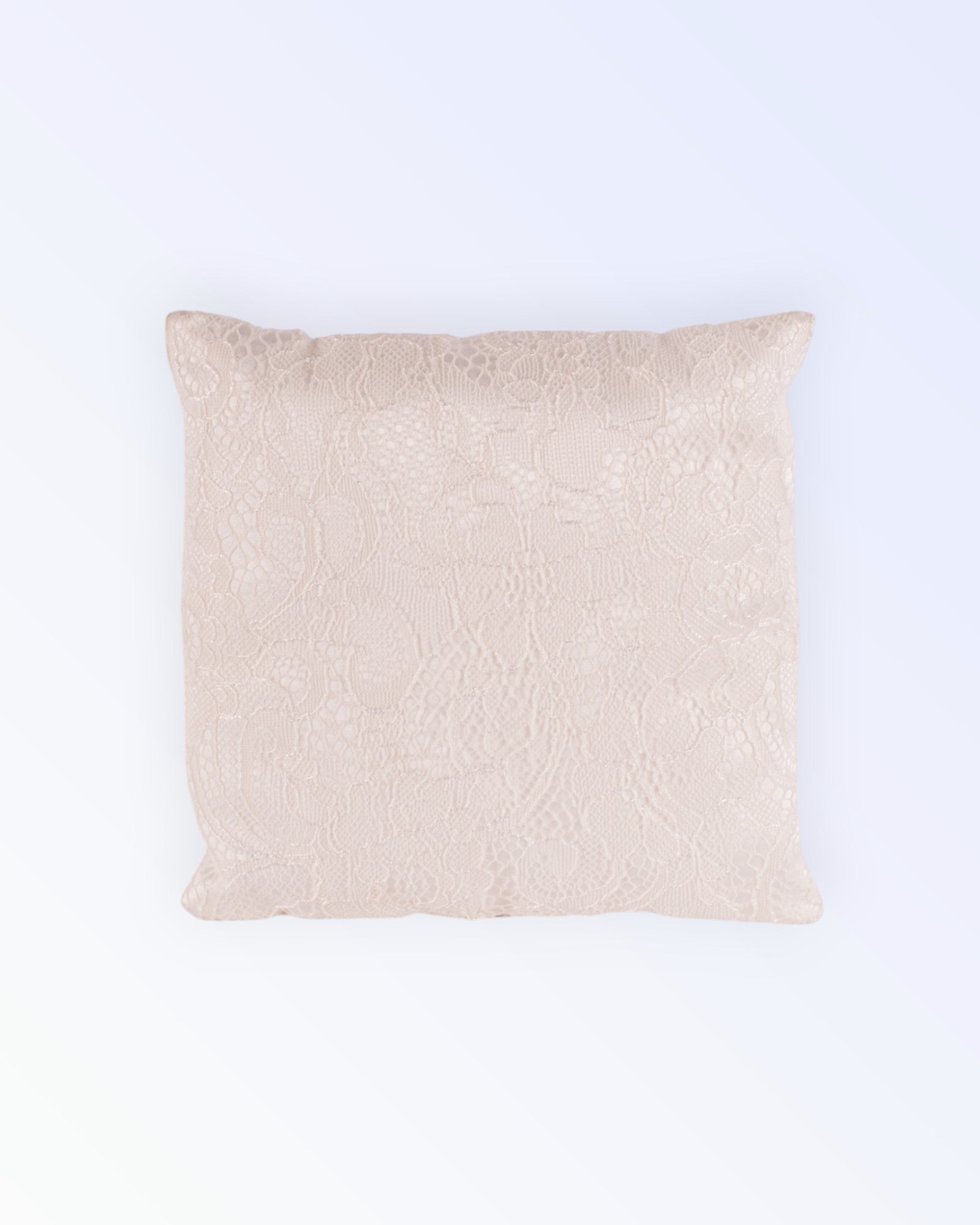 Off-white lace ring pillow