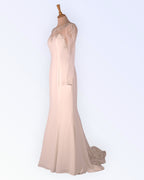 Off-white wedding dress