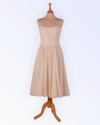 Short off-white wedding dress