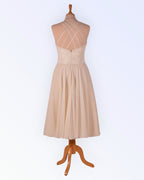 Short off-white wedding dress