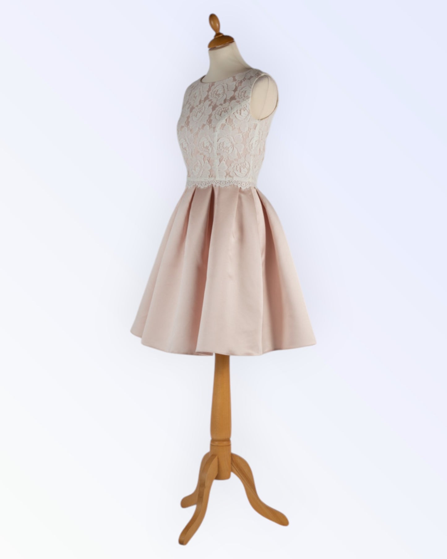Powder pink mini dress