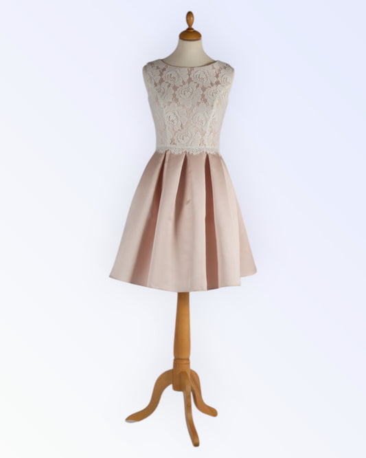 Powder pink mini dress