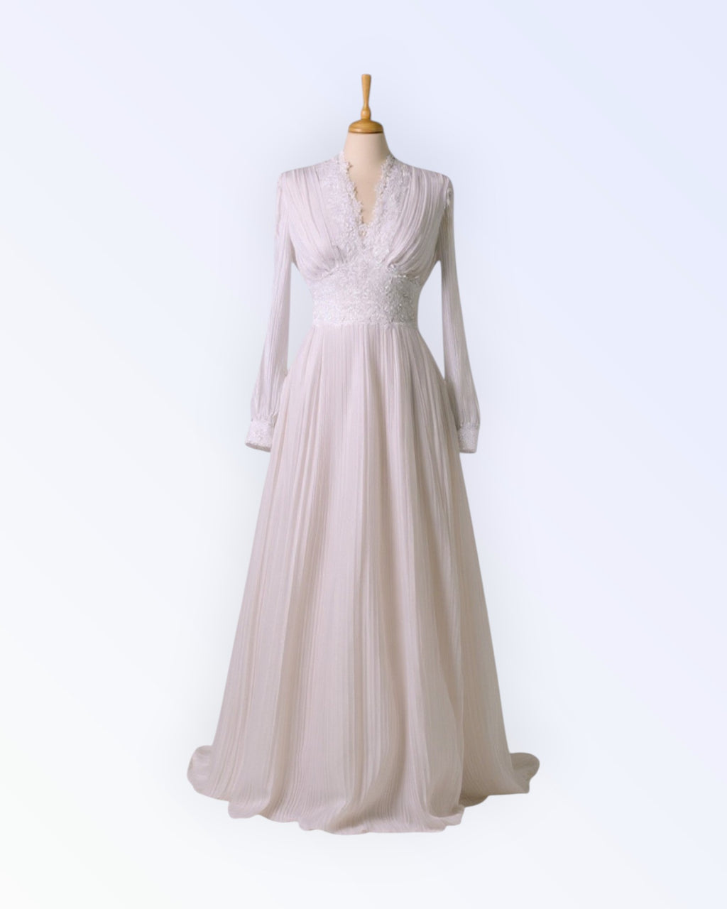 Valge vintage-stiilis pulmakleit