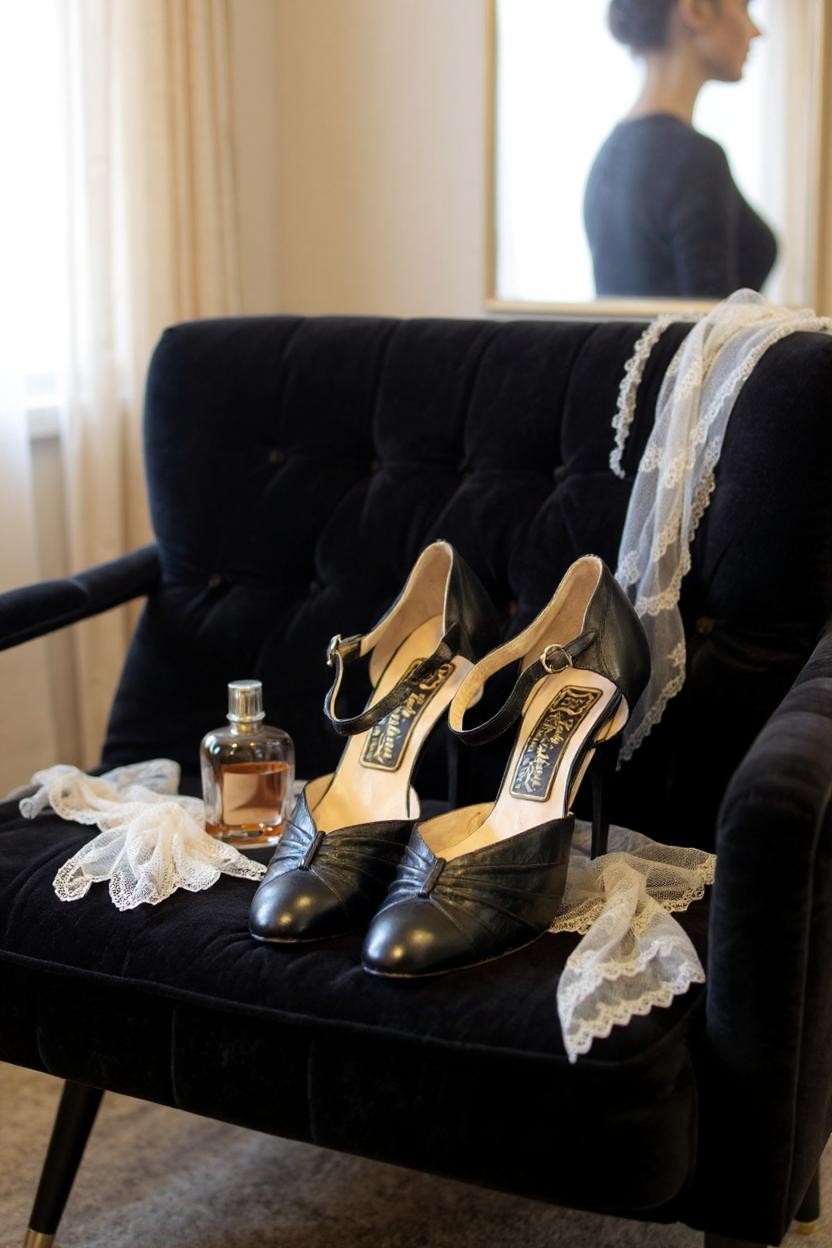 Lady Christina mustad kingad