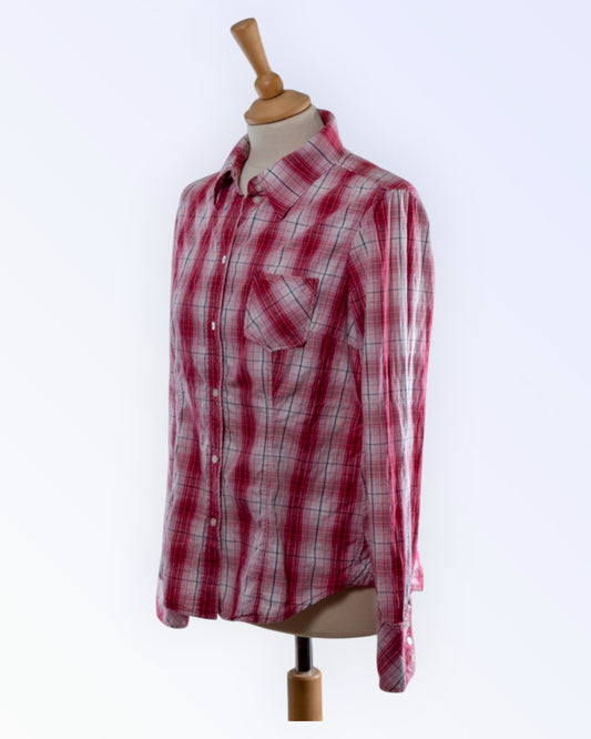 Esprit checked shirt blouse