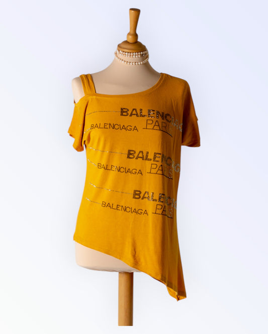 Balenciagan keltainen toppi