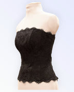 Mustast pitsist korsett