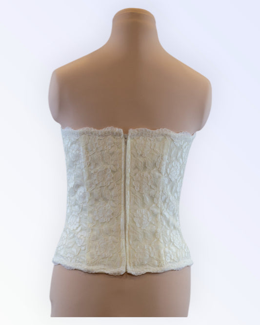 Pidulik loodusvalge top
