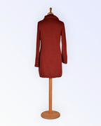 Rosebud burgundy tunic